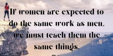 Plato Quote on women empowerment