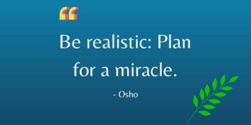 Plan for miracle