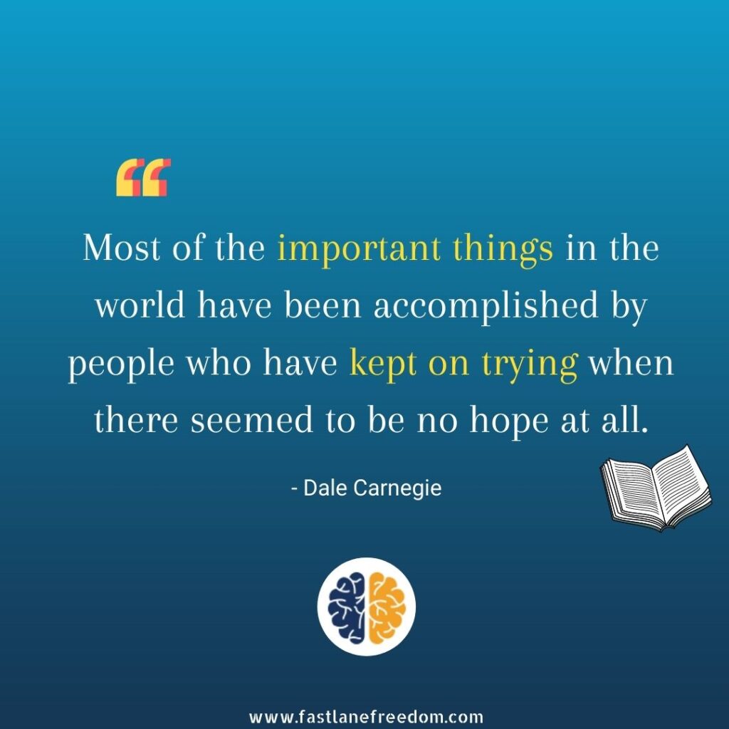 Keep on trying