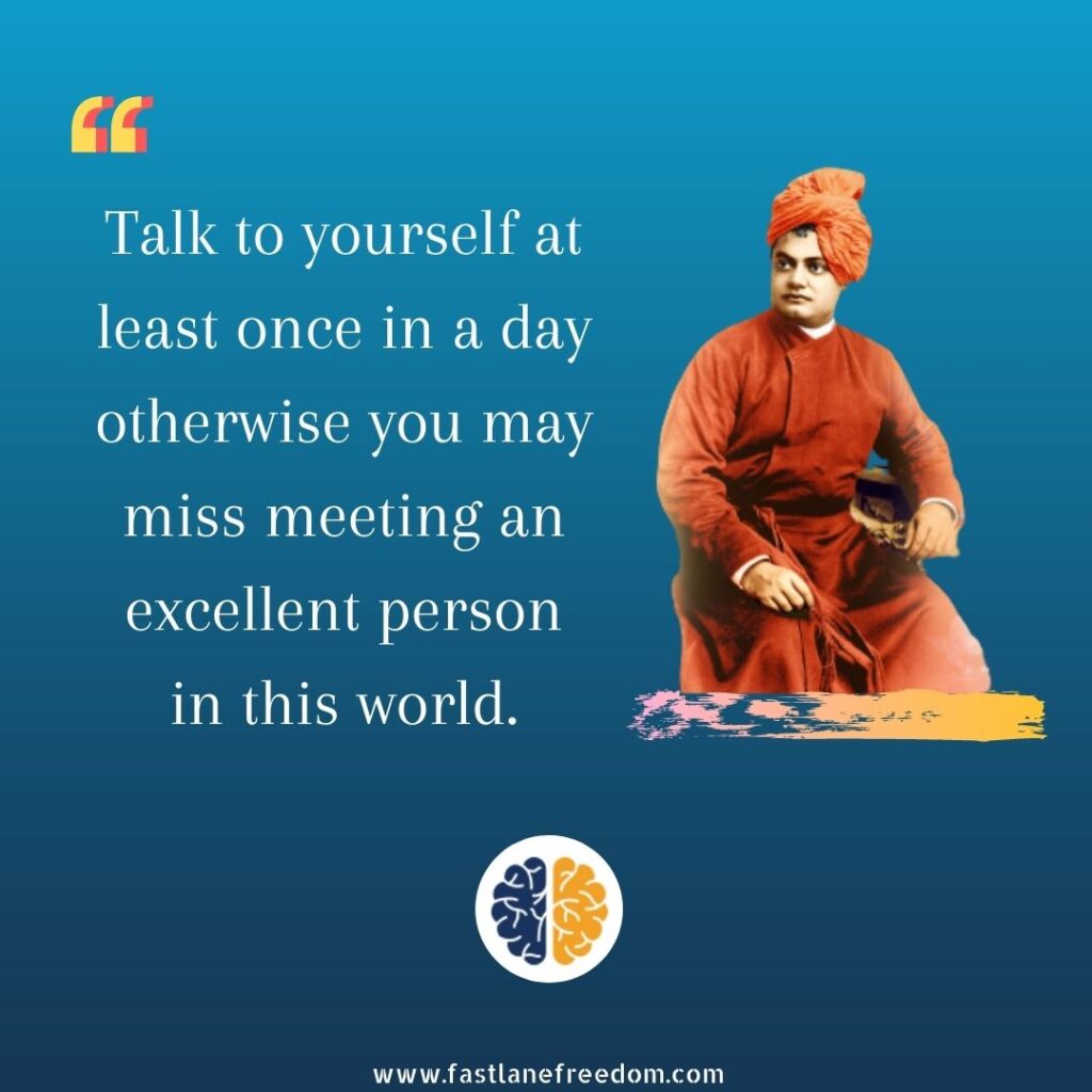 Swami Vivekananda Quote on talking to self