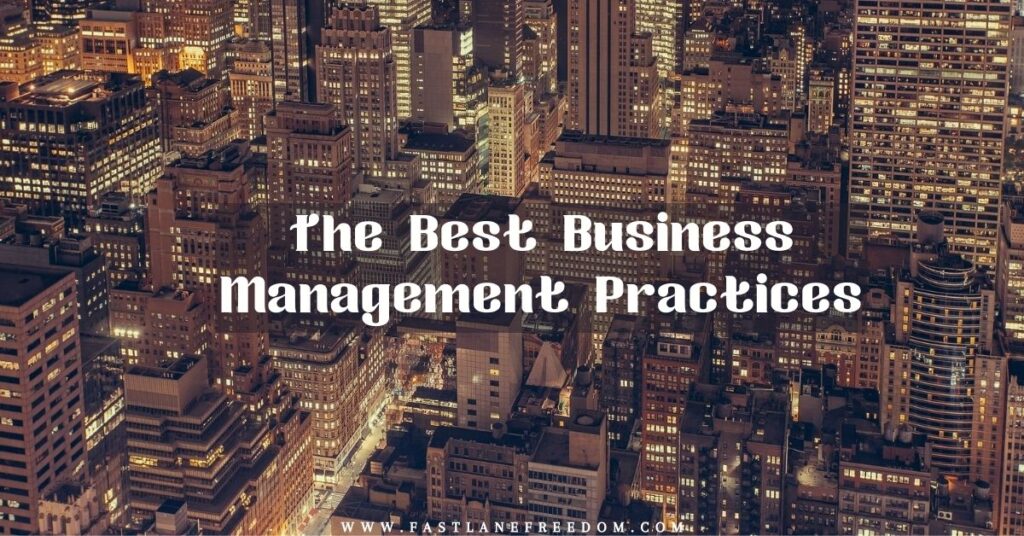 the best business management practices