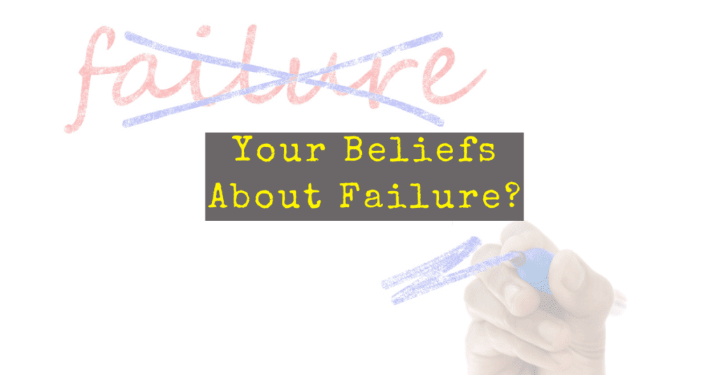 Beliefs about failure