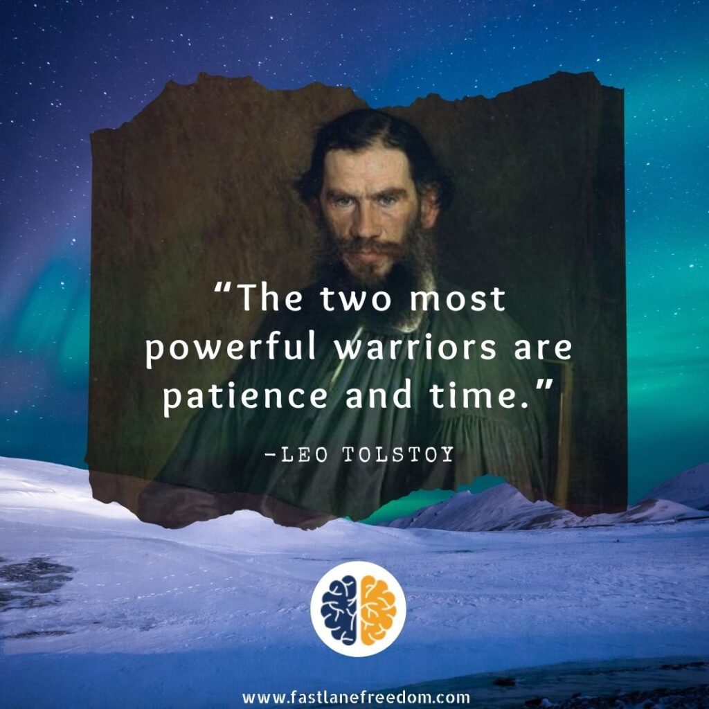 Leo Tolstoy Quotes on patience
