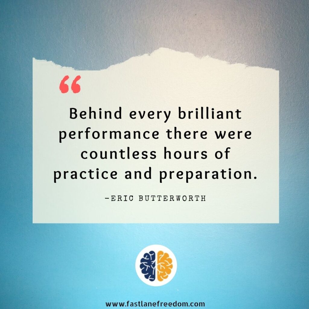 practice and preparation