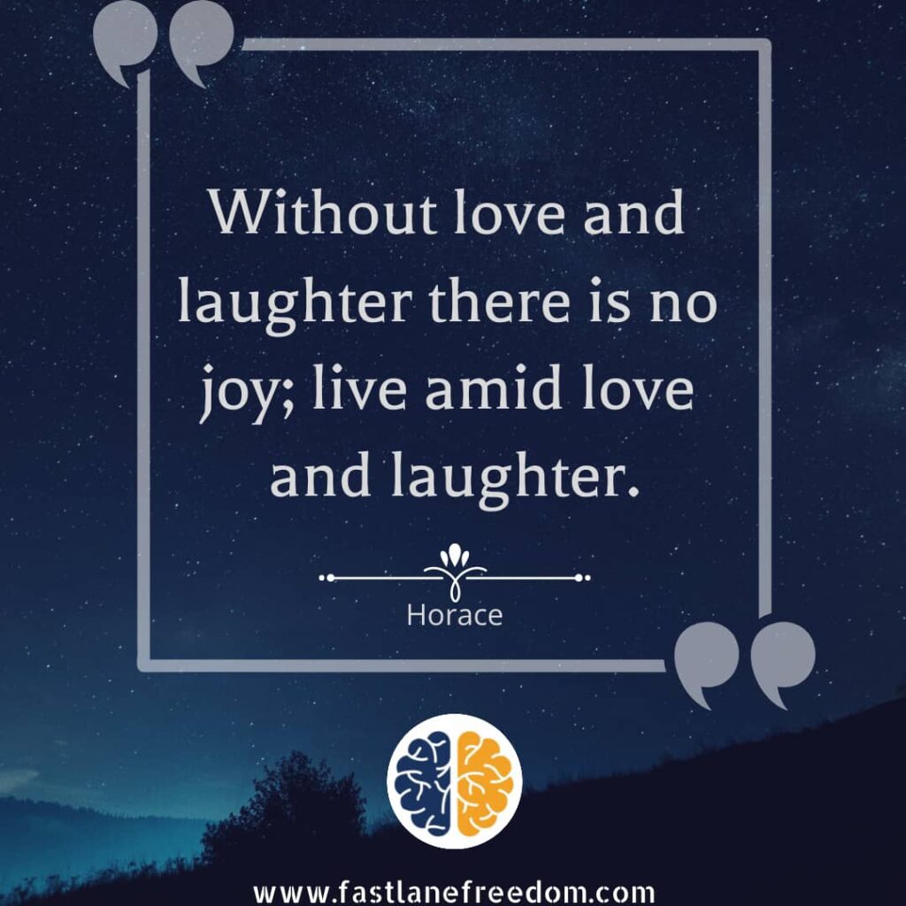 horace quotes on love and laughter