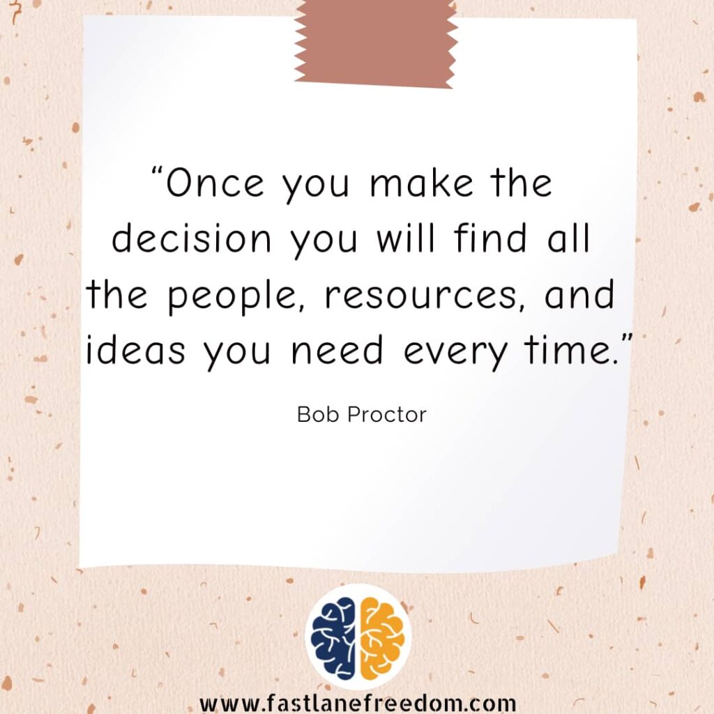 make the decision