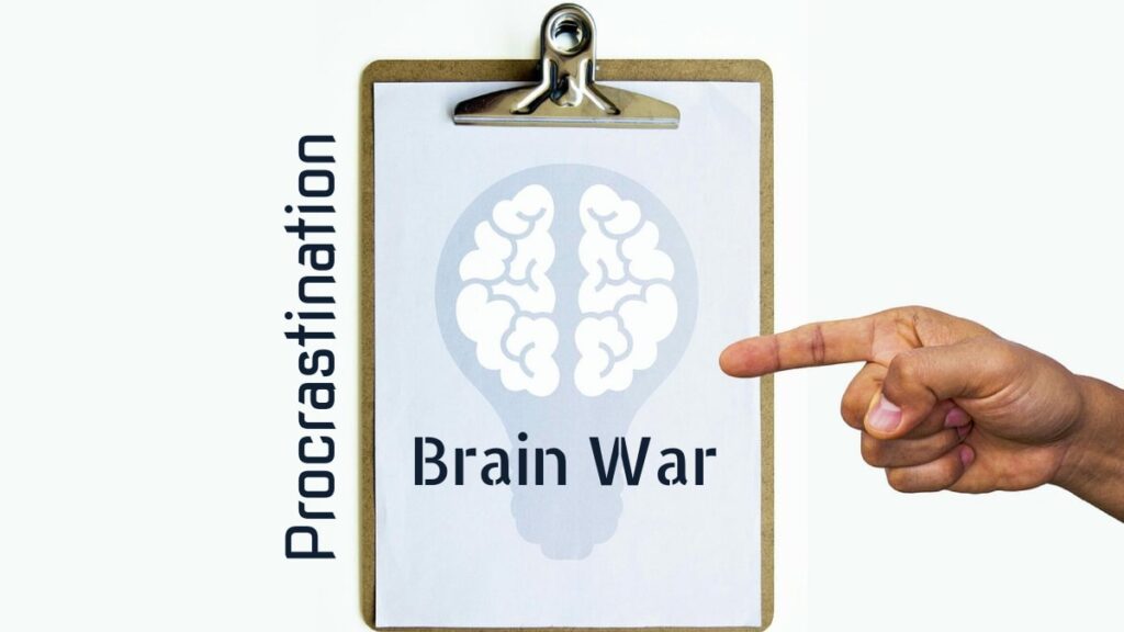 procrastination-brain war