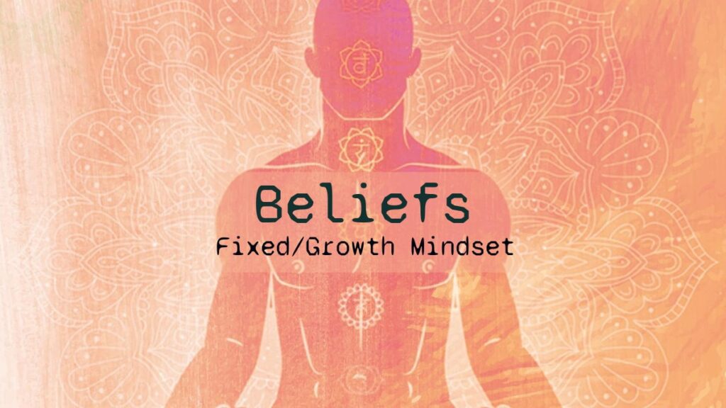 beliefs - fixed and growth mindset