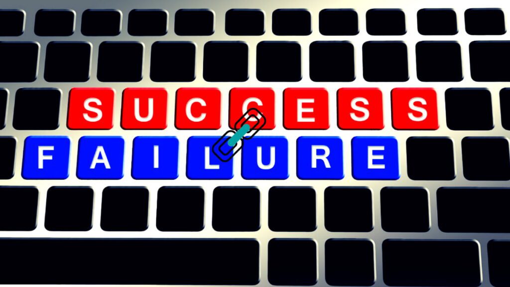 failure and success link