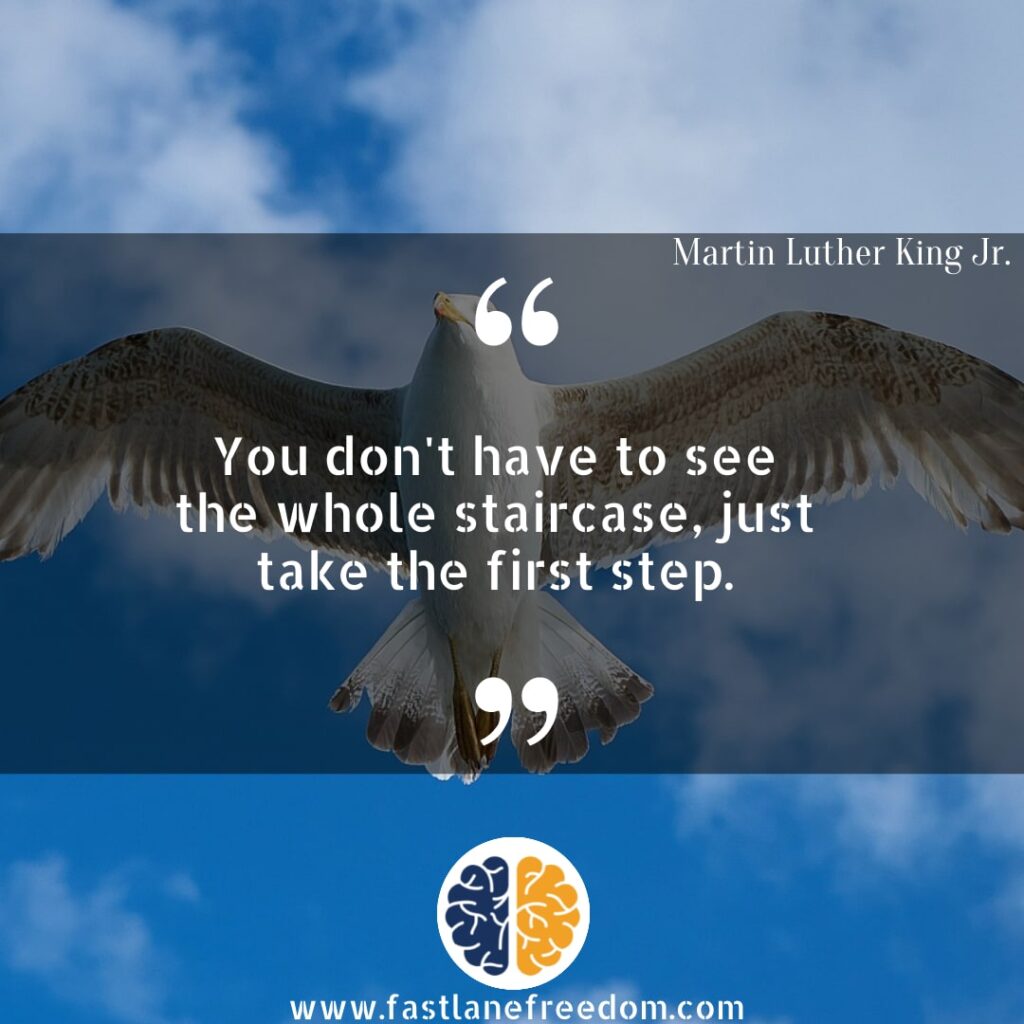 just take the first step
