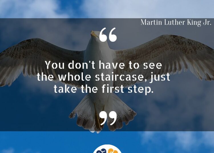 just take the first step