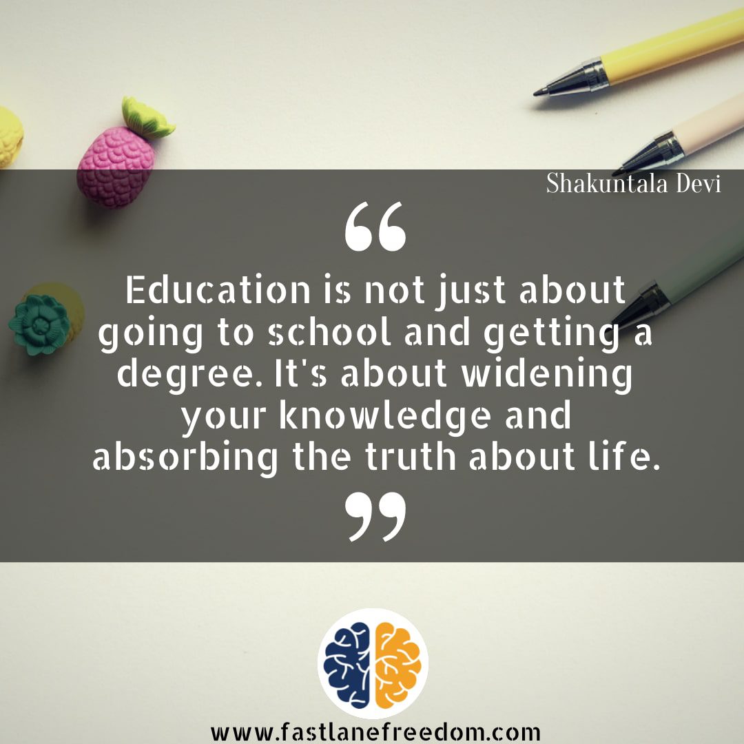 15 Inspiring Quotes on Education & Learning - Fastlane Freedom