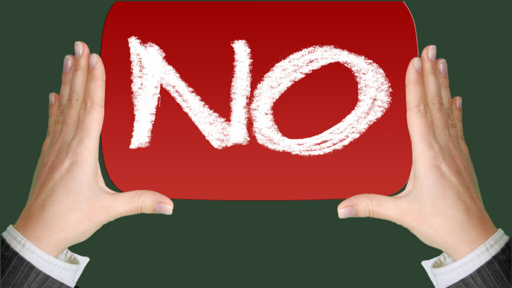 Saying No