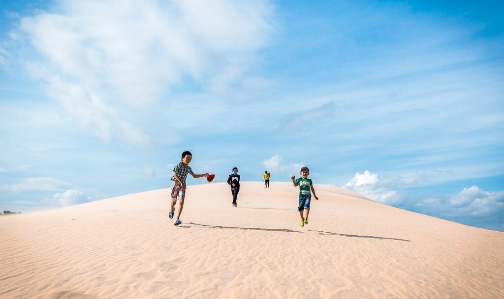 children playing