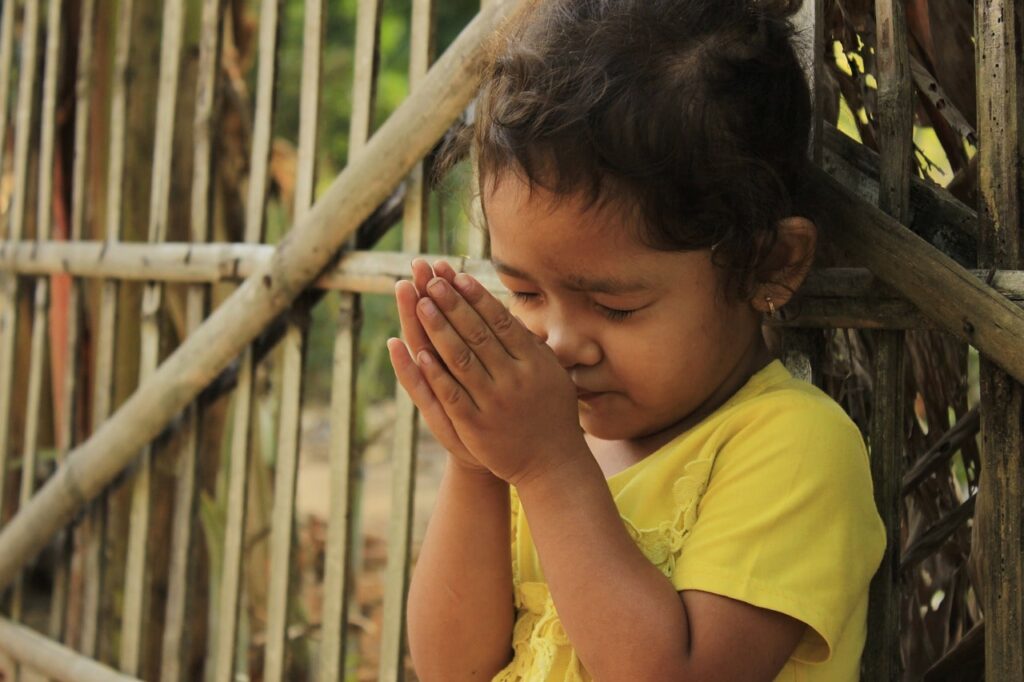 praying