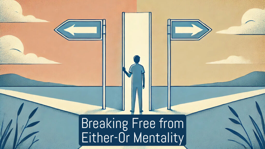 Breaking Free from Either-Or Mentality