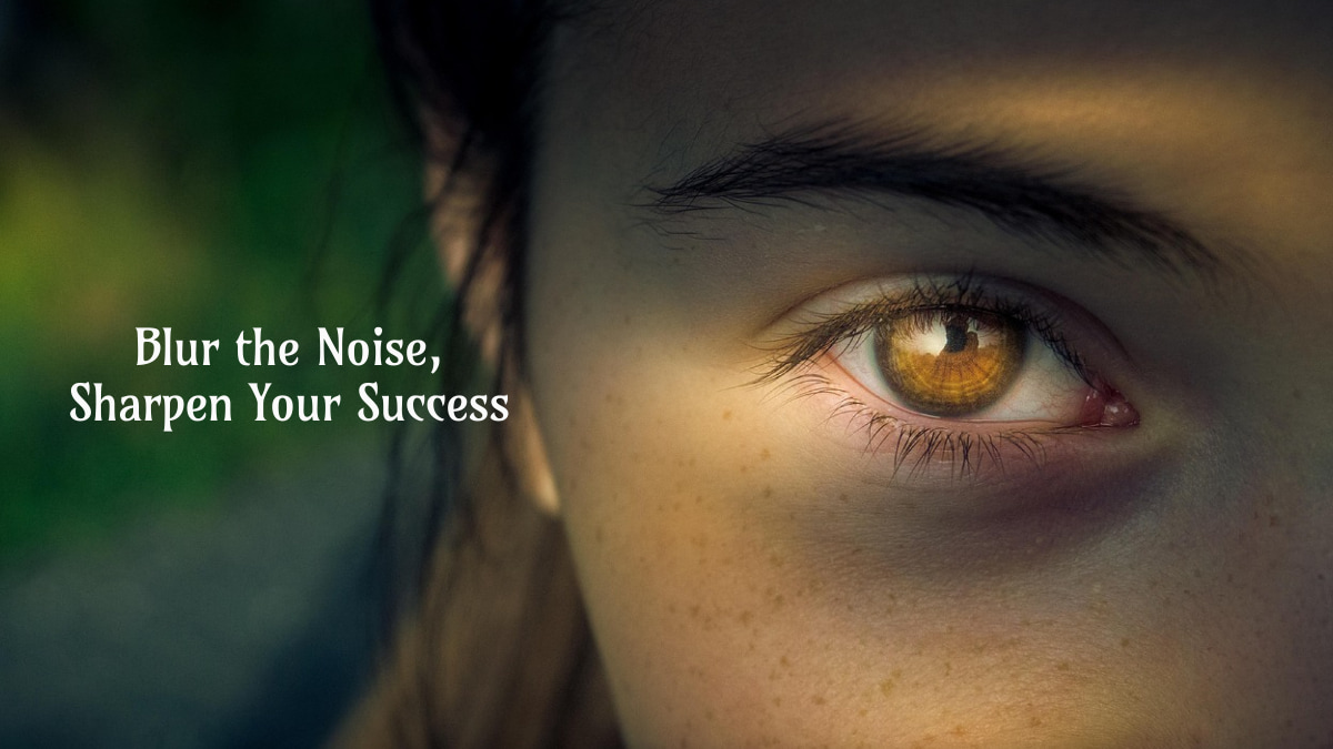 Blur the Noise, Sharpen Your Success