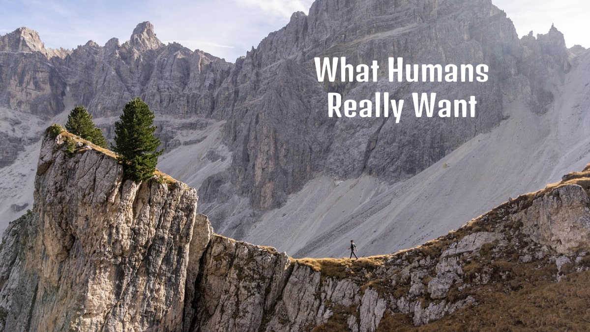 what humans really want